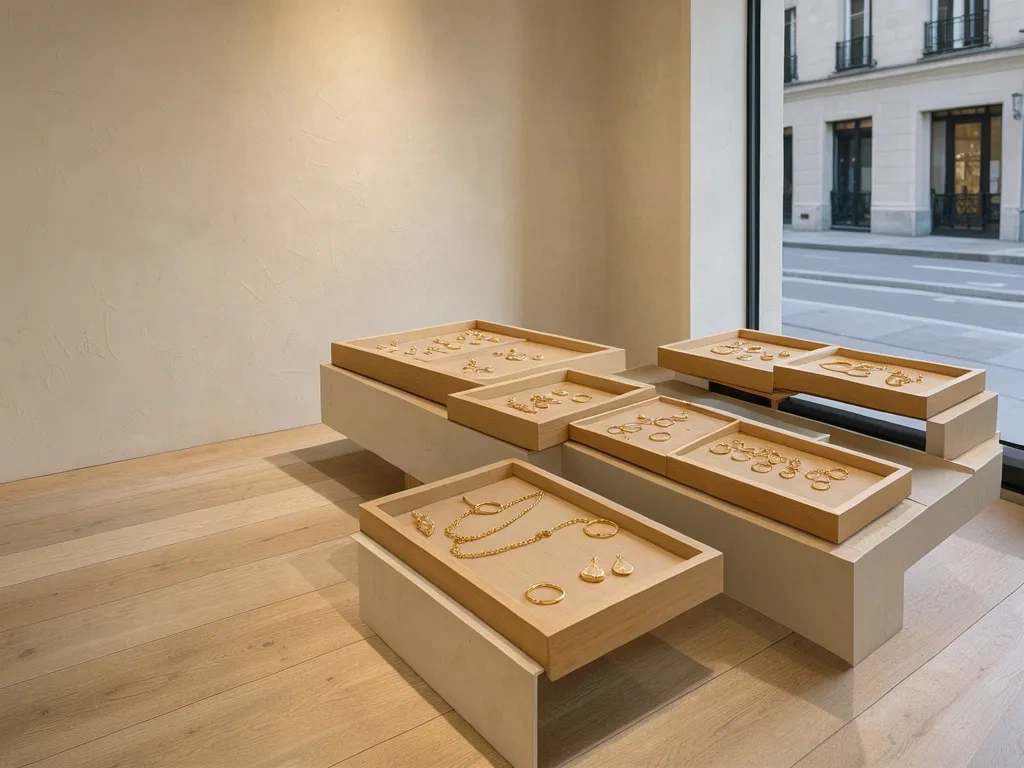 Inside the Paris boutique on rue de Saintonge